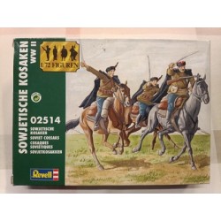 SOVIET WWII COSSAKS box 1a - plastic miniatures soldatini 1:72 Revell 02514a
