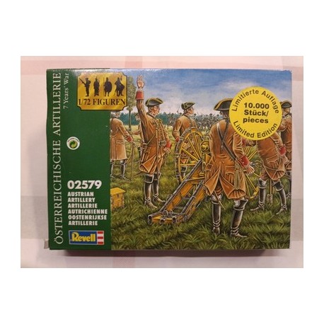 AUSTRIAN ARTILLERY 7 Years WAR - plastic miniatures soldatini 1:72 Revell 02579