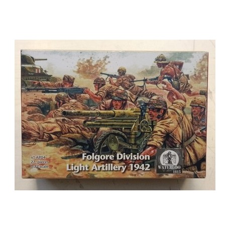ITALIAN FOLGORE LIGHT ARTILLERY WW2 Figures 1/72 AP04  PW1815 soldatini