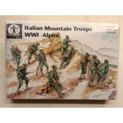 Italian Alpini Mountain Troops WW1 - 1/72 plastic figures AP057 PW1815 soldatini