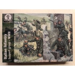 Italian Infantry Support Group WW2 - 1/72 plastic figures AP034 PW1815 soldatini