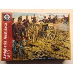Austrian Artillery Risorgimento War 1/72 plastic figures AP018 PW1815 soldatini