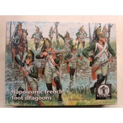 French Foot Dragons Napoleonic Wars 1/72 plastic figures AP041 PW1815 soldatini