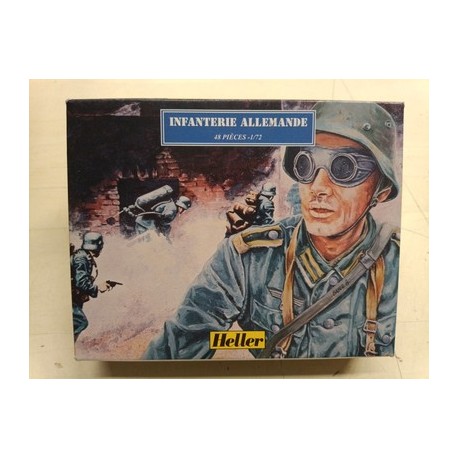 German Infantry WW2 - 1:72 plastic figures (Soldatini) Heller 79605 (Airfix)