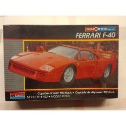 FERRARI F40 plastic model car kit 1/32 MONOGRAM (1065) snap tite
