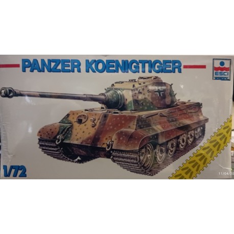 German Tank Panzer Koenigtiger King Tiger Plastic Model Kit  1/72 Esci 8330