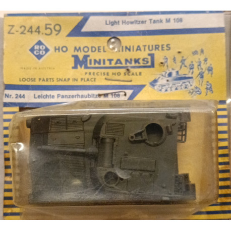 Light Howitzer Tank M 108 - H0 Model Miniatures ROCO nr. Z-244.59