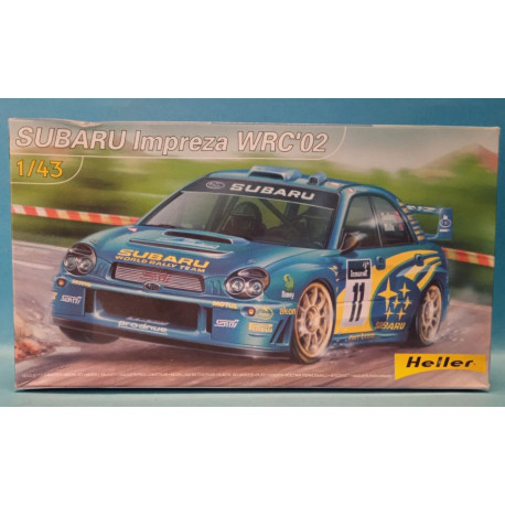 Subaru Impreza WRC'02 Rally Plastic Model Kit 1/43 80199 Heller