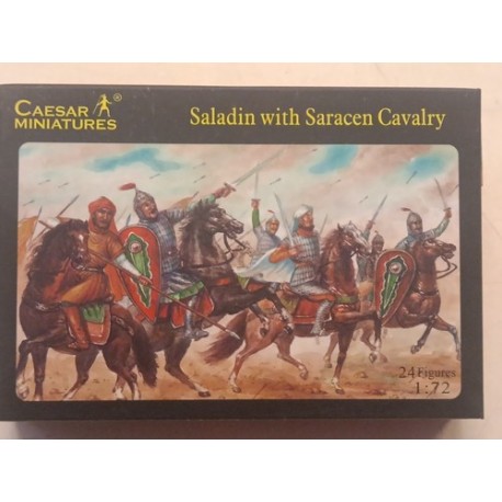 Saladin with Saracen Cavalry (Crusades) Soldatini 1/72 Caesar Miniatures - H018