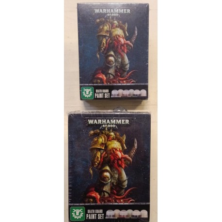 WARHAMMER 40000 40K DEATH GUARD PAINT SET X2 PCS. - GAMES WORKSHOP GW