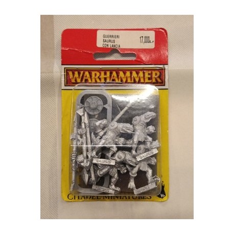 Warhammer FANTASY BATTLES SAURUS WARRIORS (4) - 1995 GAMES WORKSHOP GW