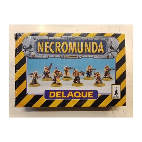 NECROMUNDA - DELAQUE GANG METAL EDITION 1997 GAMES WORKSHOP GW miniatures