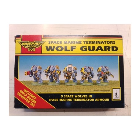 WARHAMMER 40000 40K WOLF GUARD METAL EDITION '90 GAMES WORKSHOP GW miniatures