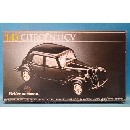Citroen 11 CV Plastic Model Kit 1/43 Cod 80159 Heller