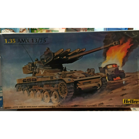 AMX 13/75 Tank Plastic Model Kit 1/35 Cod 81122 Heller