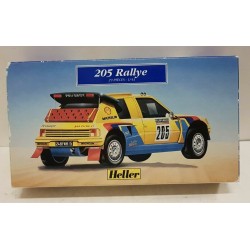 205 Rallye Plastic Model Kit 1/43 29 Pezzi Heller N°80189