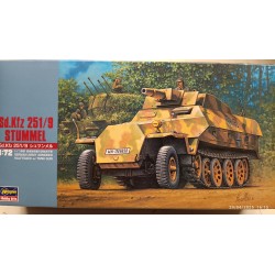 Sd.Kfz 251/9 Stummel Germany WW2 - Model Plastic Kit 1:72 Hasegawa Mt46