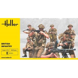 British Infantry WW2 - 1:72 plastic figures (Soldatini) Heller New 49604