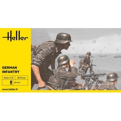 German Infantry WW2 - 1:72 plastic figures (Soldatini) Heller New 49605