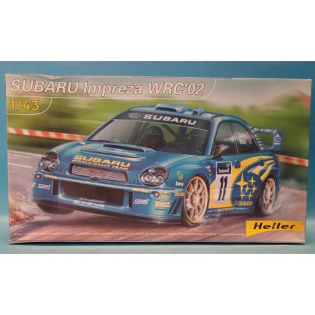 Subaru Impreza WRC'02 Rally Plastic Model Kit 1/43 80199 Heller