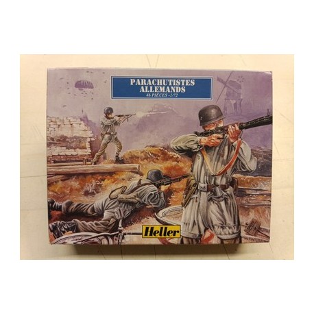 German Paratroopers WW2 - 1:72 plastic figures (Soldatini) Heller 79653 (Airfix)