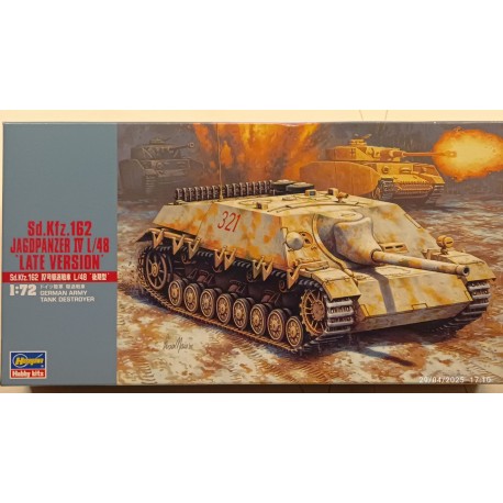 Jagdoanzer IV L48 Late Germany WW2 - Model Plastic Kit 1:72 Hasegawa Mt51