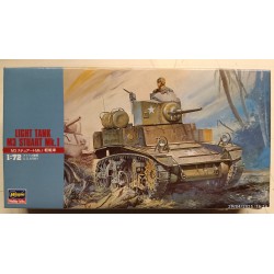 Light Tank M3 Stuart MK1 USA WW2 - Model Plastic Kit 1:72 Hasegawa Mt3