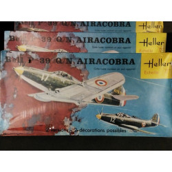 Bell P39 Q/N Aircobra WWII Heller plastic model kit 1/72 Cod.154