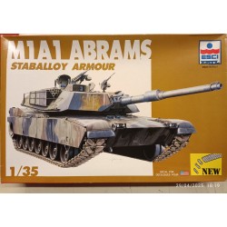 M1 A1 Abrams Staballoy Armour Tank Plastic model Kit 1/35 Esci Ertl 5021