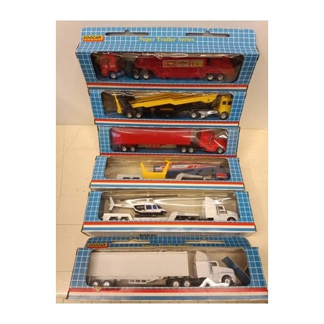 Lotto Tir / Truck - Edocar lotto di 6 Veicoli differenti - 1/64 ca - metal model