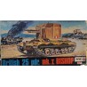 British WW2 25 pdr mk.1 Bishop Tank Plastic Model Kit  1/72 Esci 8044