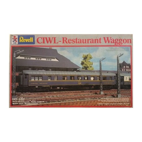CIWL carrozza ristorante in kit di montaggio - H0 in plastica REVELL 1/87