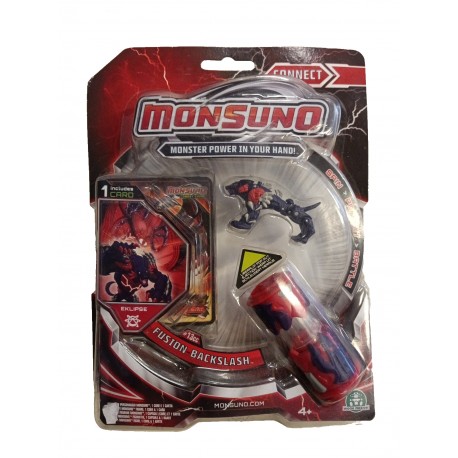 Monsuno Fusion Blackslash  Figure + Card Connect New/Unopened Giochi Preziosi