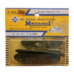 Panzer IV / F1 Germany WW2 Tank - H0 Model Miniatures ROCO nr. Z-106.59 DANNO