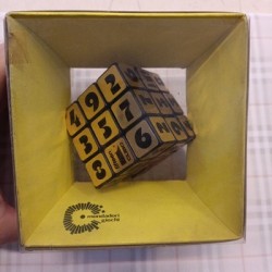 Cubo Rompicapo Originale '80 Fifteen 3x3 Oro Mondadori collezionismo