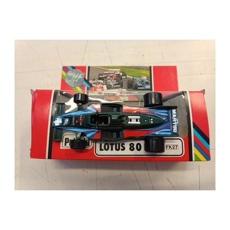 Lotus 80 F1 -1 Martini Racing Polistil 1/32 FK27 ITALY '80 Die Cast Metal Model