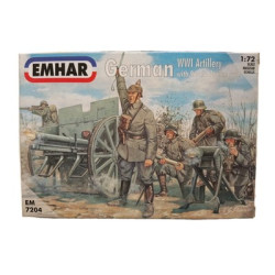 German WW1 Artillery Figures Soldiers  1/72 Cod 7204 Emhar