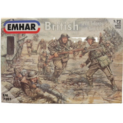 British WW1 Infantry w. Tank Crew Figures Soldiers  1/72 Cod 7201 Emhar