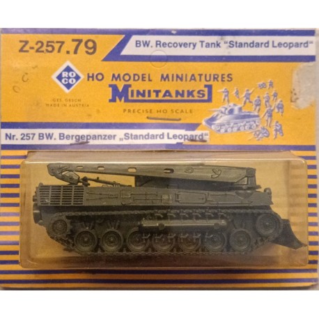 German BW Leopard Recovery Tank - H0 Model Miniatures ROCO nr. Z-257.79