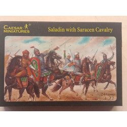 Saladin with Saracen Cavalry (Crusades) Soldatini 1/72 Caesar Miniatures - H018