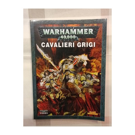 Warhammer 40000 GAMES WORKSHOP GW 40K CODEX CAVALIERI GRIGI ITALIANO 2010