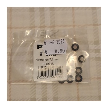 PIKO art.56027 Accessori - 10 pz. anelli aderenza 7.7 mm per Locomotori H0 1:87