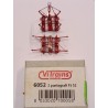 Vitrains 6052 Coppia di pantografi in metallo FS 52  H0 1:87