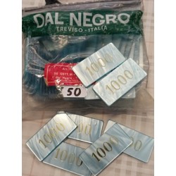 Sacchetto 50 Fiches Chips Gettoni in acrilico tipo Silk b  L.1000 - Dal Negro