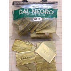 Sacchetto 30 Fiches Chips Gettoni in acrilico Madreperlato L.100000 - Dal Negro