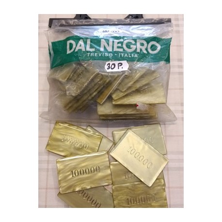 Sacchetto 30 Fiches Chips Gettoni in acrilico Madreperlato L.100000 - Dal Negro