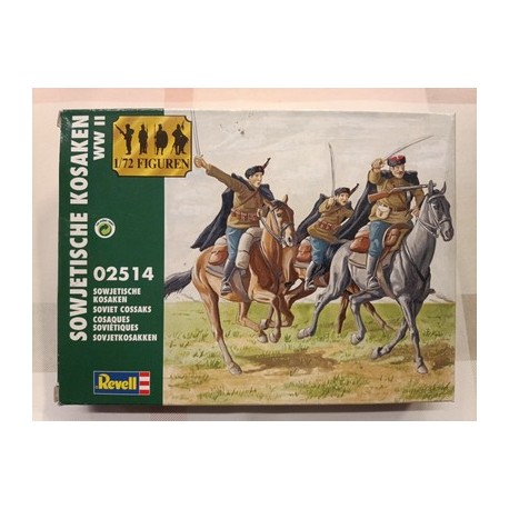 SOVIET WWII COSSAKS box 1a - plastic miniatures soldatini 1:72 Revell 02514a