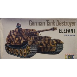 German Tank Panzer Destroyer Elephant Plastic Model Kit  1/72 Esci 8006