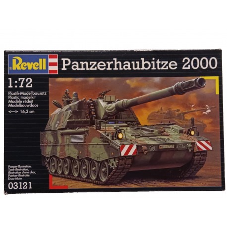 German Panzerhaubitze 2000 Tank Plastic Model Kit 1/72 Revell 03121