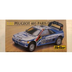 Peugeot 405 Turbo Rallye Parigi Dakar Heller 80190  Scala 1:43 Vintage Nuovo